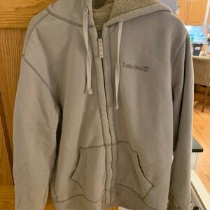 Timberland Beige Hoodie with Logo